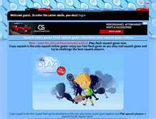 Tablet Screenshot of crazysquash.com